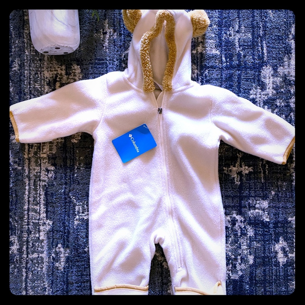 Columbia Tiny Bear onesie